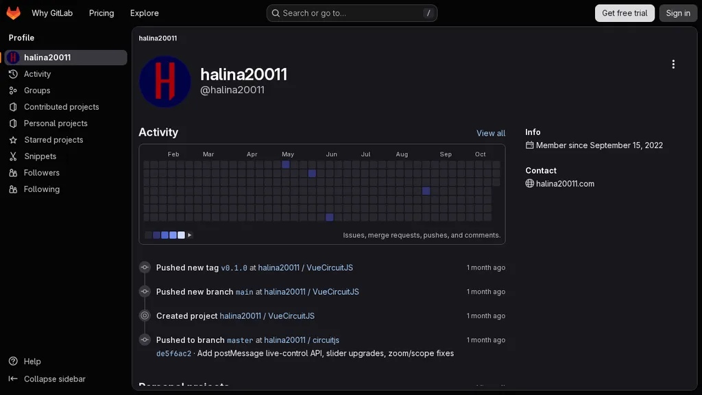 GitLab preview