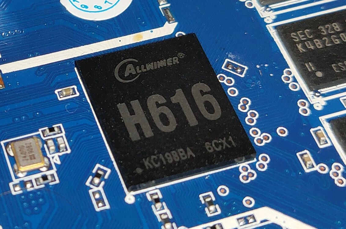Allwinner H616 chip package