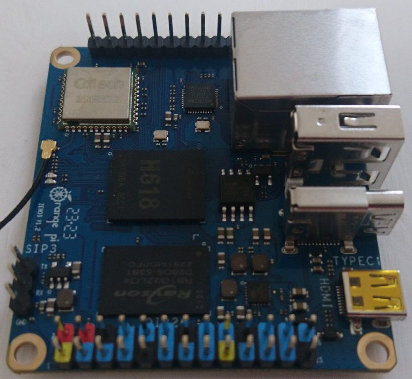 Orange Pi Zero 3 board