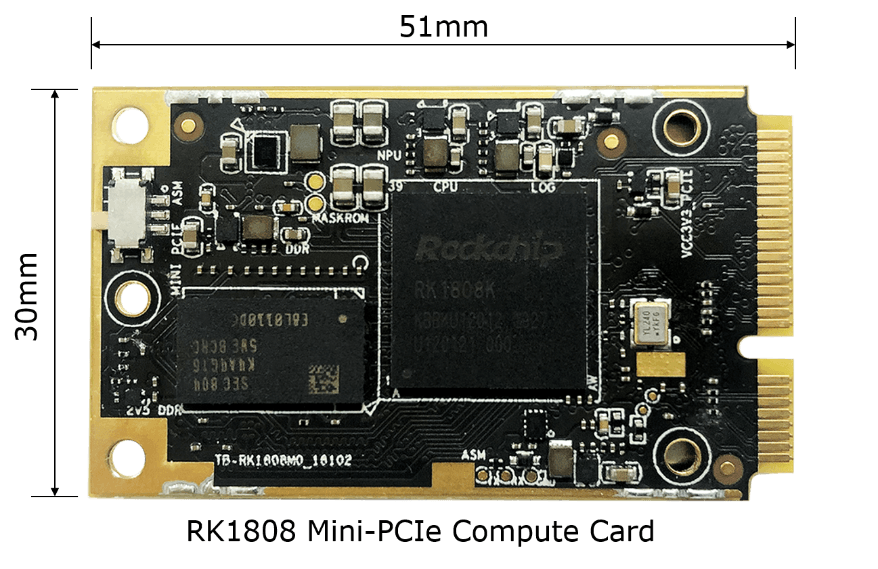 Toybrick TB-RK1808M0 mini-PCIe module